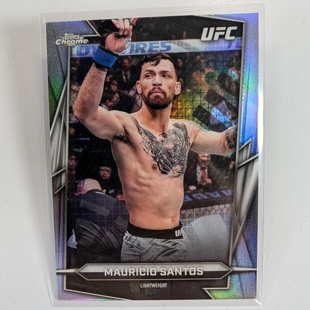 2026 Topps Chrome UFC Mauricio Santos #178 Sonar Refractor Hobby Exclusive